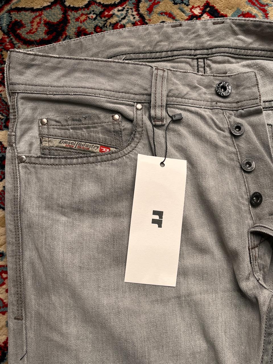 Diesel Safado Straight FIT Grey Distressed NON STRETCH Jeans