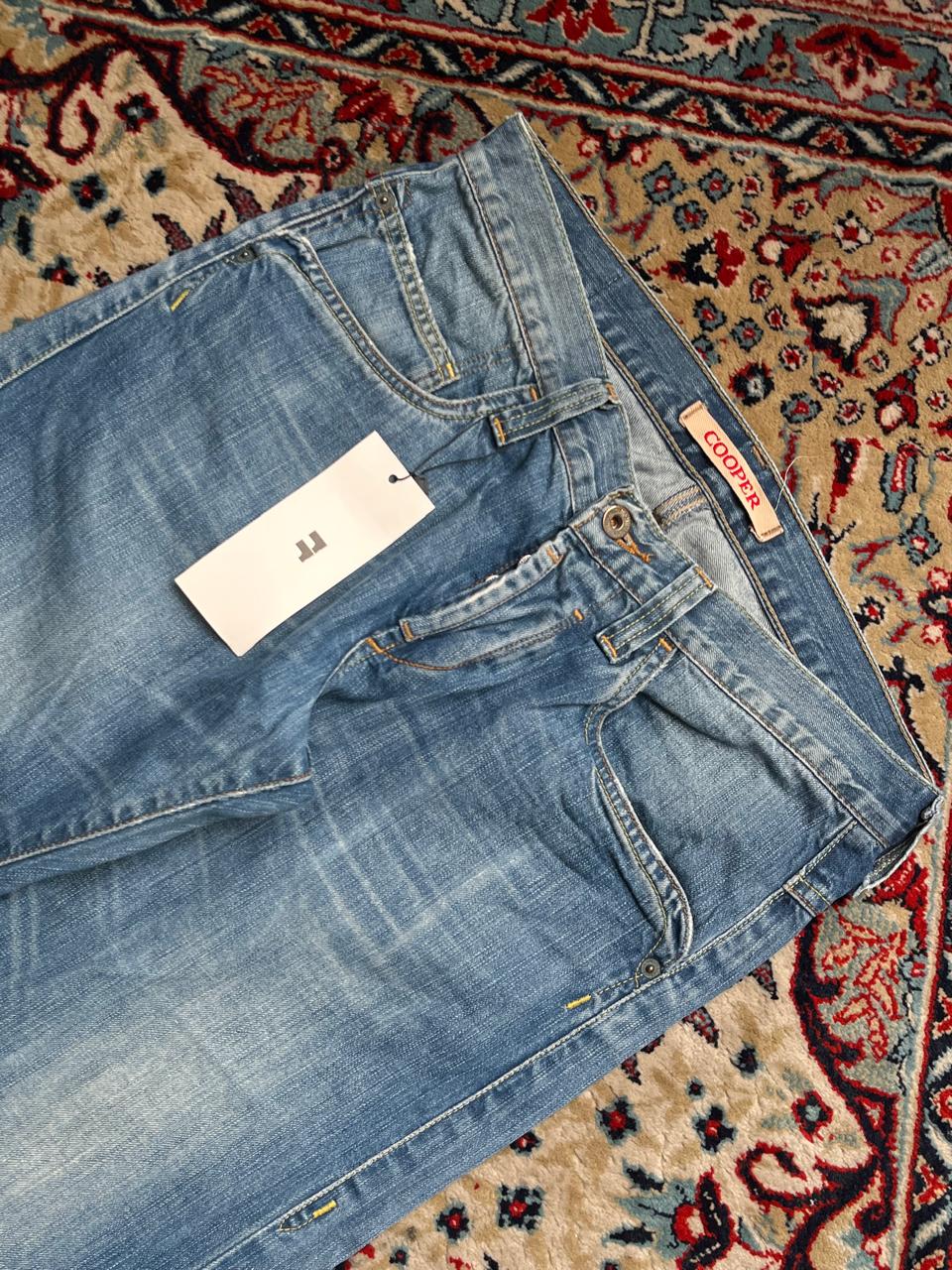 Mustang Cooper Blue Straight-BOOTCUT FIT NON STRETCH Jeans