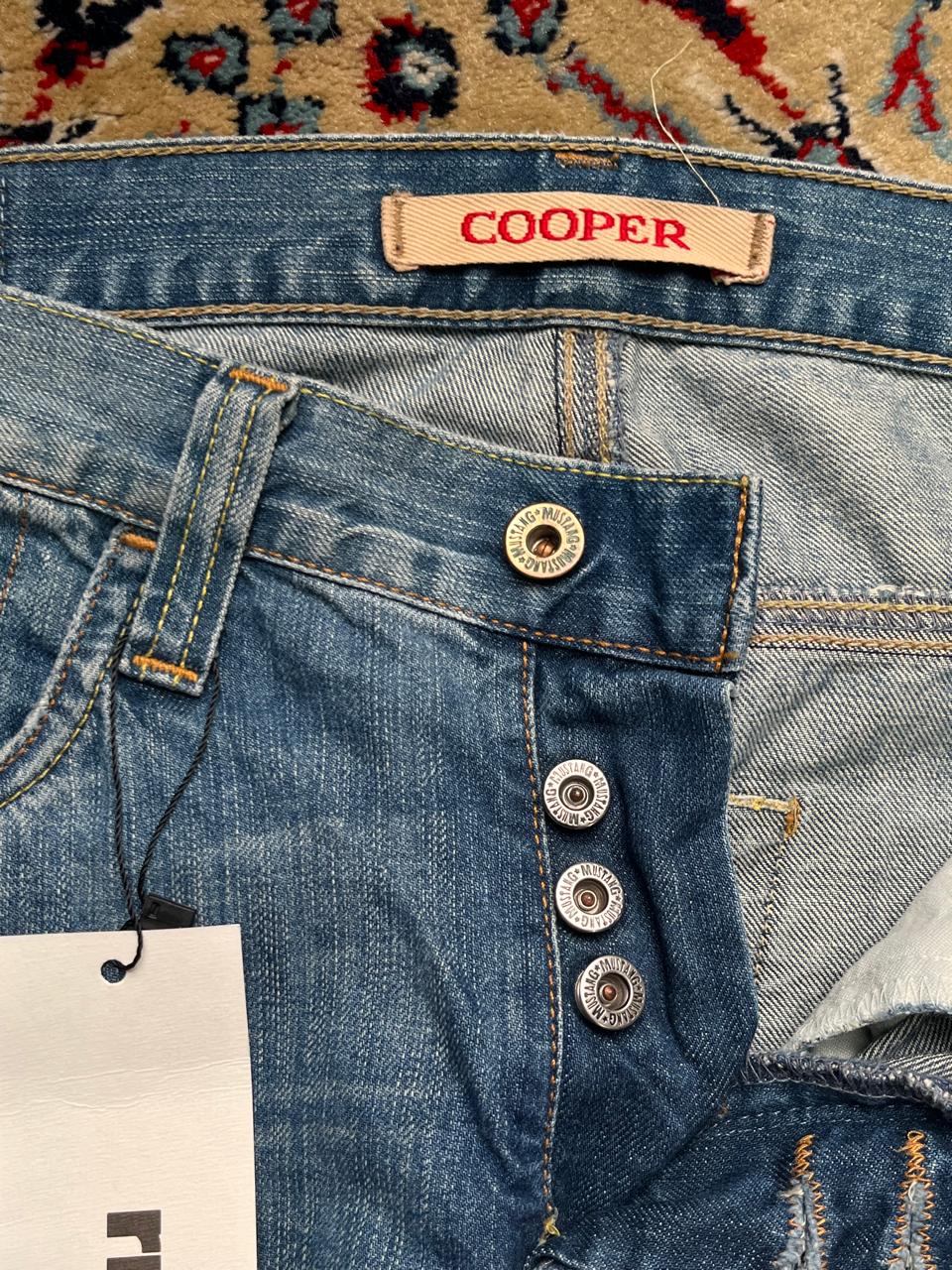 Mustang Cooper Blue Straight-BOOTCUT FIT NON STRETCH Jeans