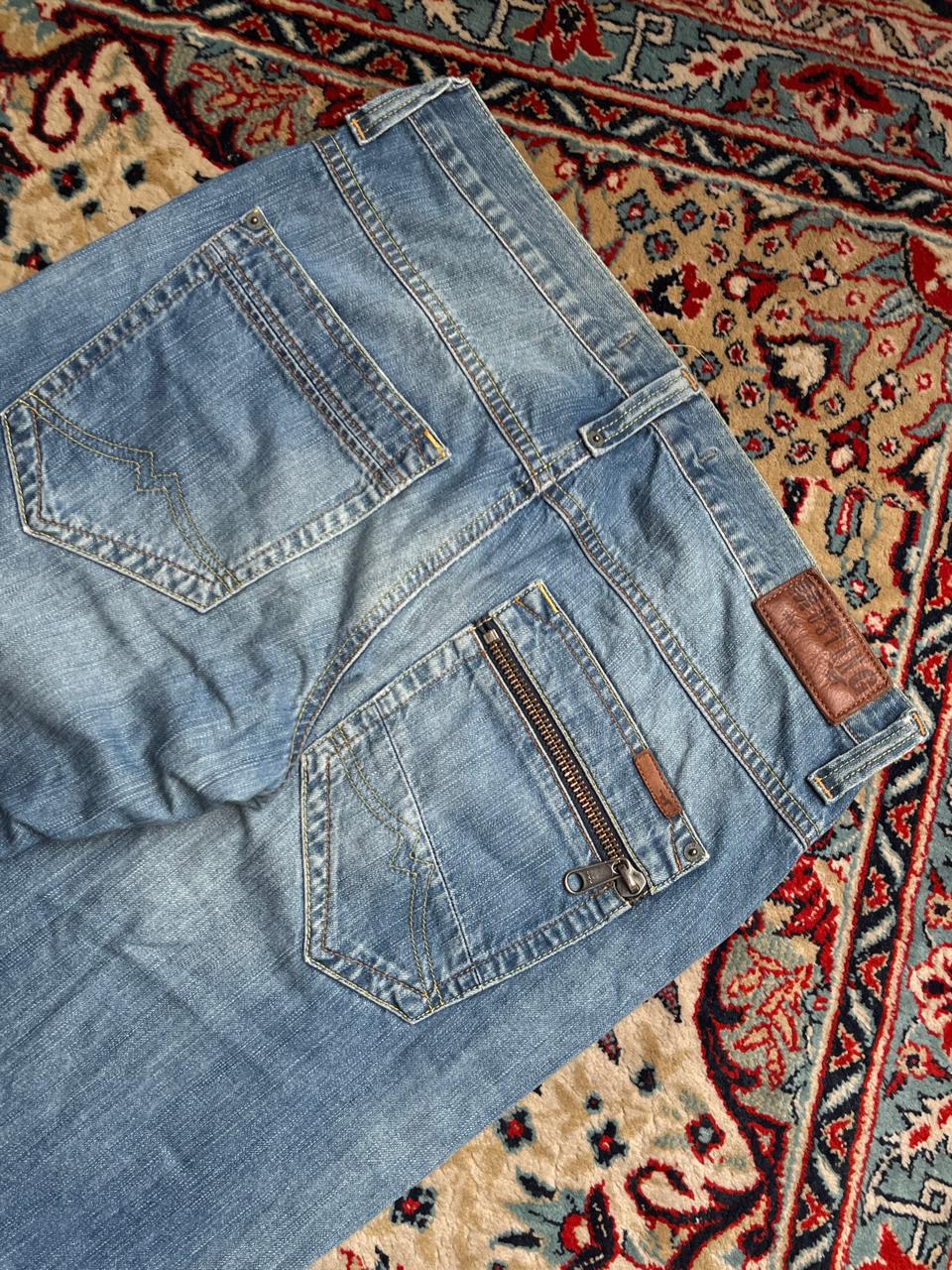 Mustang Cooper Blue Straight-BOOTCUT FIT NON STRETCH Jeans