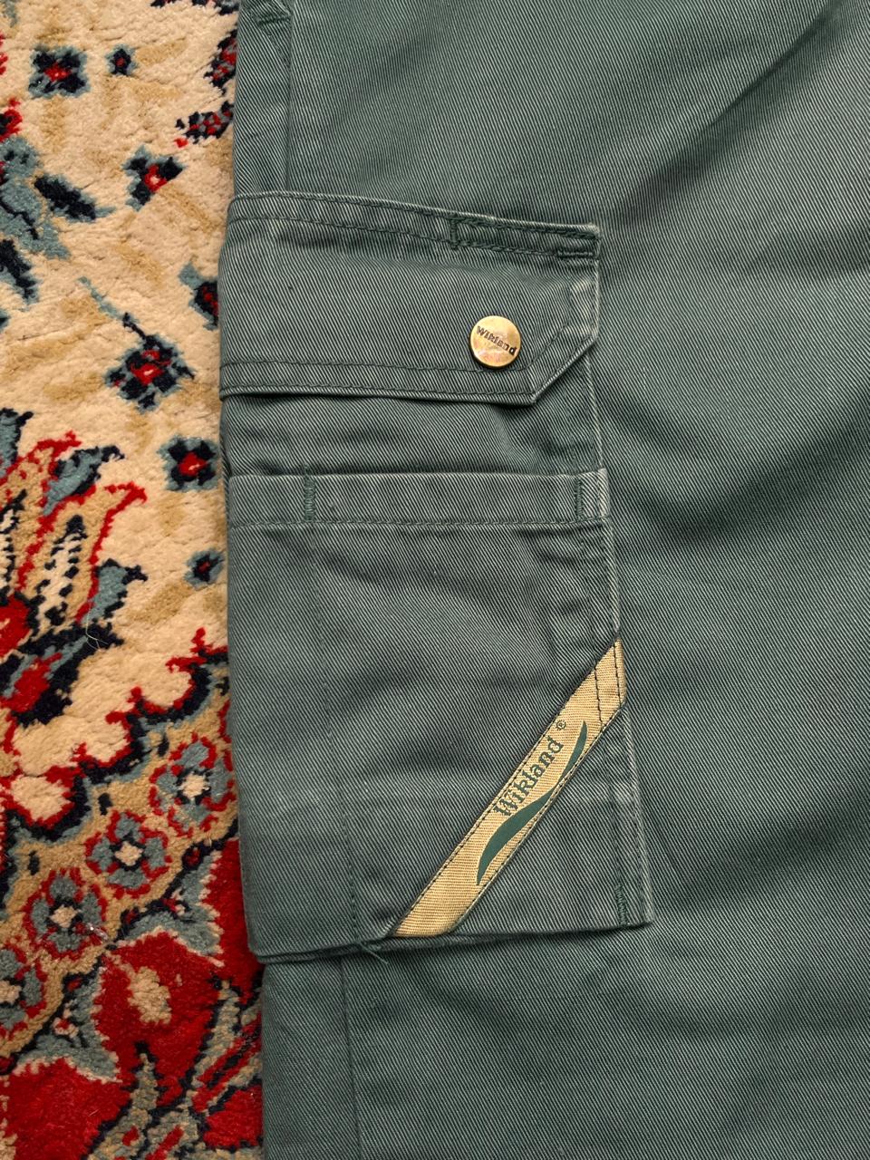 Vintage Wikland Utility  Green Canvas Tactical Workwear Cargo Pants - 28