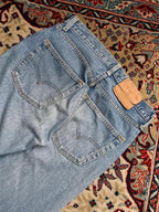 Levi's Blue Light Wash Straight Fit Denim Jeans - 28