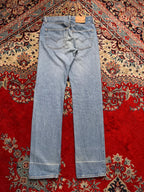 Levi's Blue Light Wash Straight Fit Denim Jeans - 28