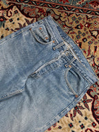 Levi's Blue Light Wash Straight Fit Denim Jeans - 28