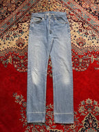 Levi's Blue Light Wash Straight Fit Denim Jeans - 28