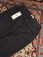 Pull & Bear Black Flat Front Cotton Blend Chinos - 30