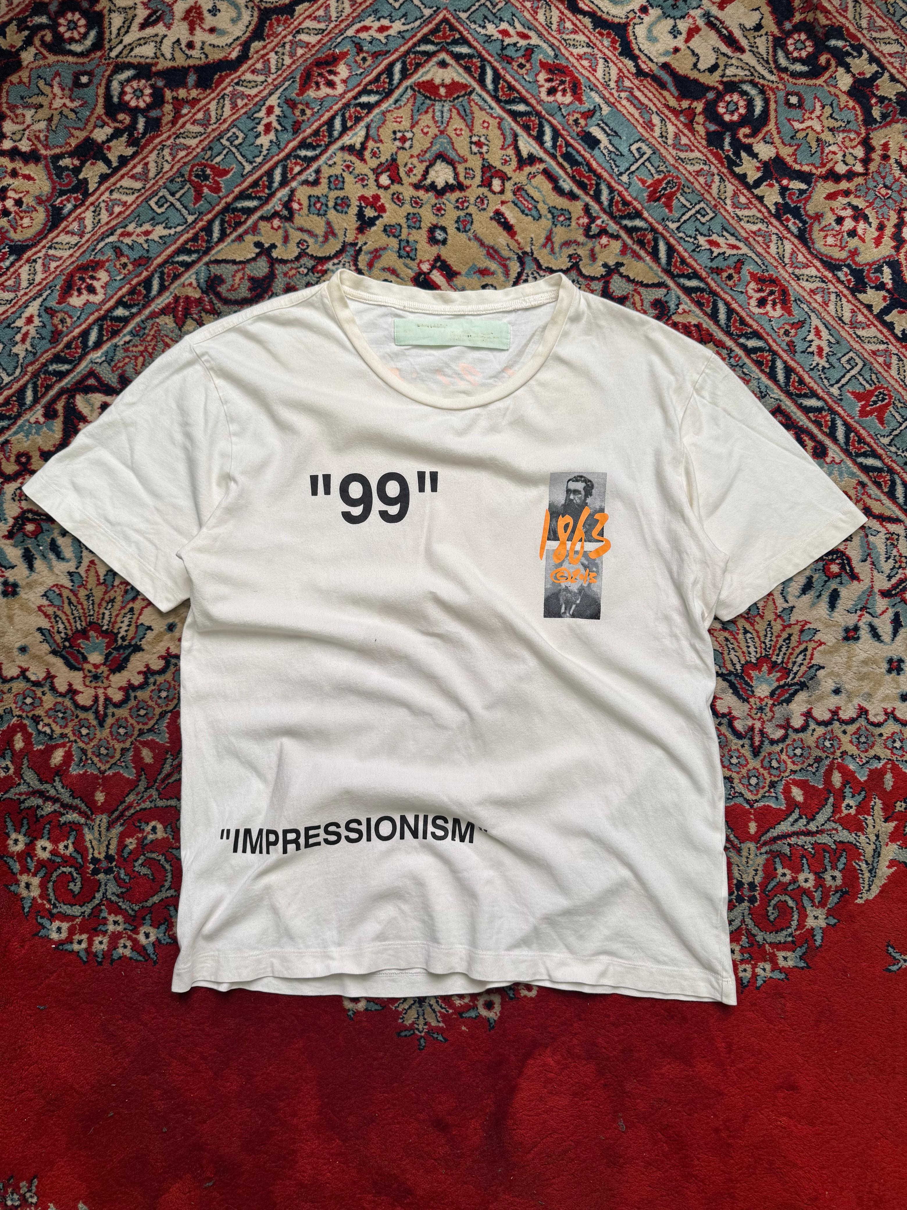 OFF-WHITE c/o VIRGIL ABLOH "Impressionism" Graphic White TEE