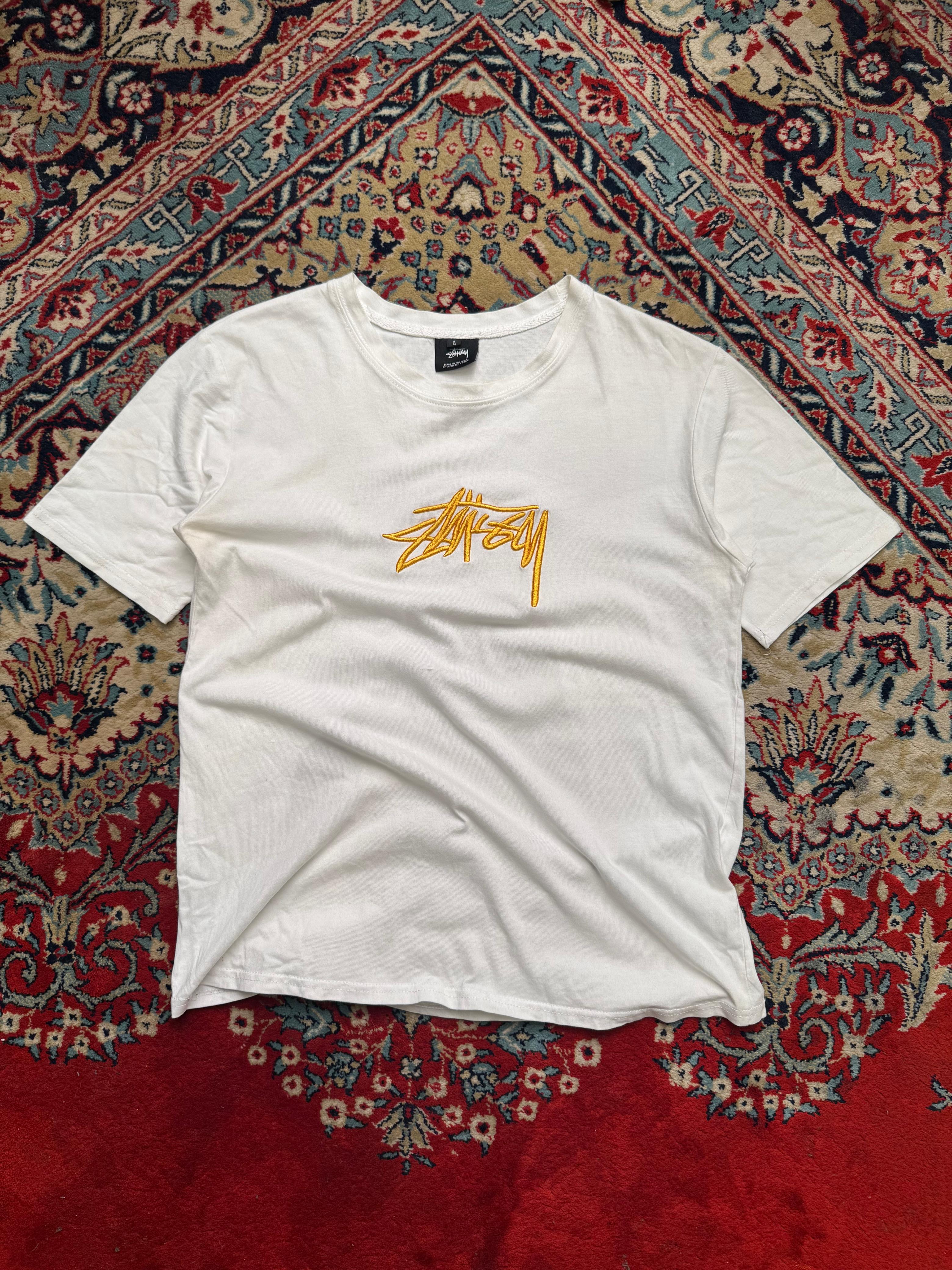 Stussy Embroidered Stock Logo TEE
