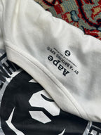 AAPE BY A BATHING APE White Camo Moonface Graphics Logo TEE