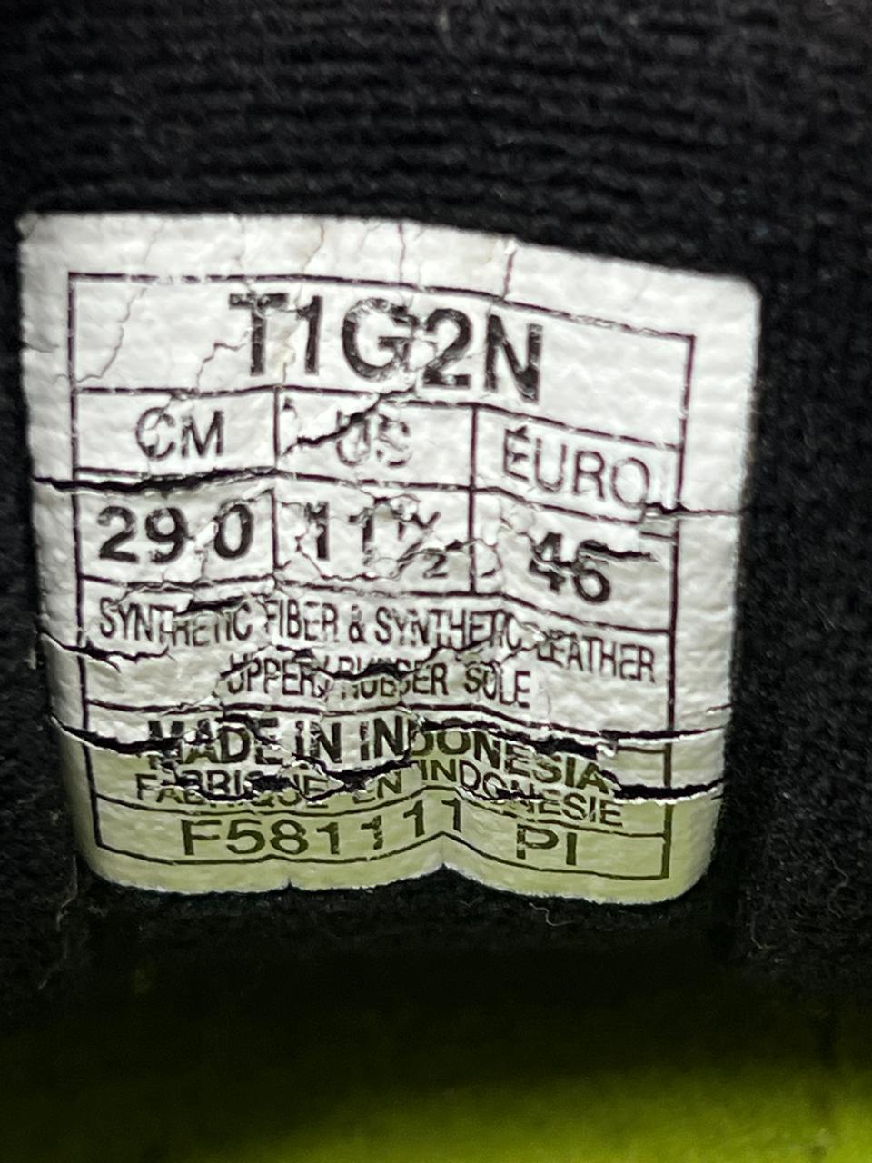ASICS PATRIOTS WHITE/GREEN/GREY - 46