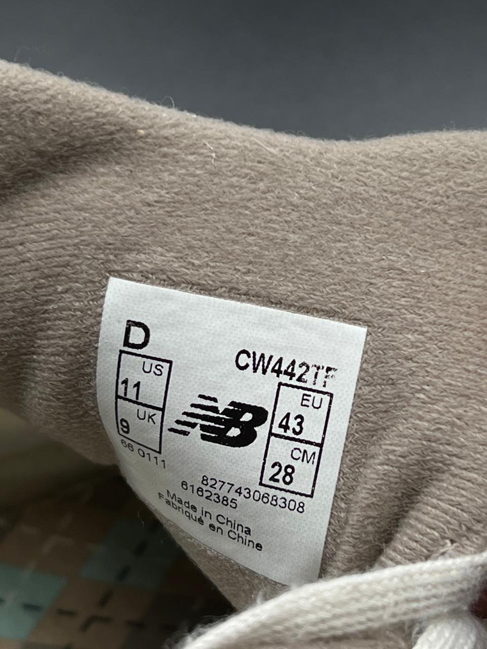 NEW BALANCE 442 WHITE/BROWN