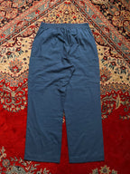 Dickies WOMEN Teal Blue Cargo Pockets Elastic Waist TRACK Pants - 30