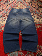 boohooMAN Blue Wash Carpenter DENIM Baggy Jeans