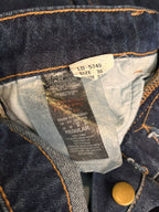 boohooMAN Blue Wash Carpenter DENIM Baggy Jeans