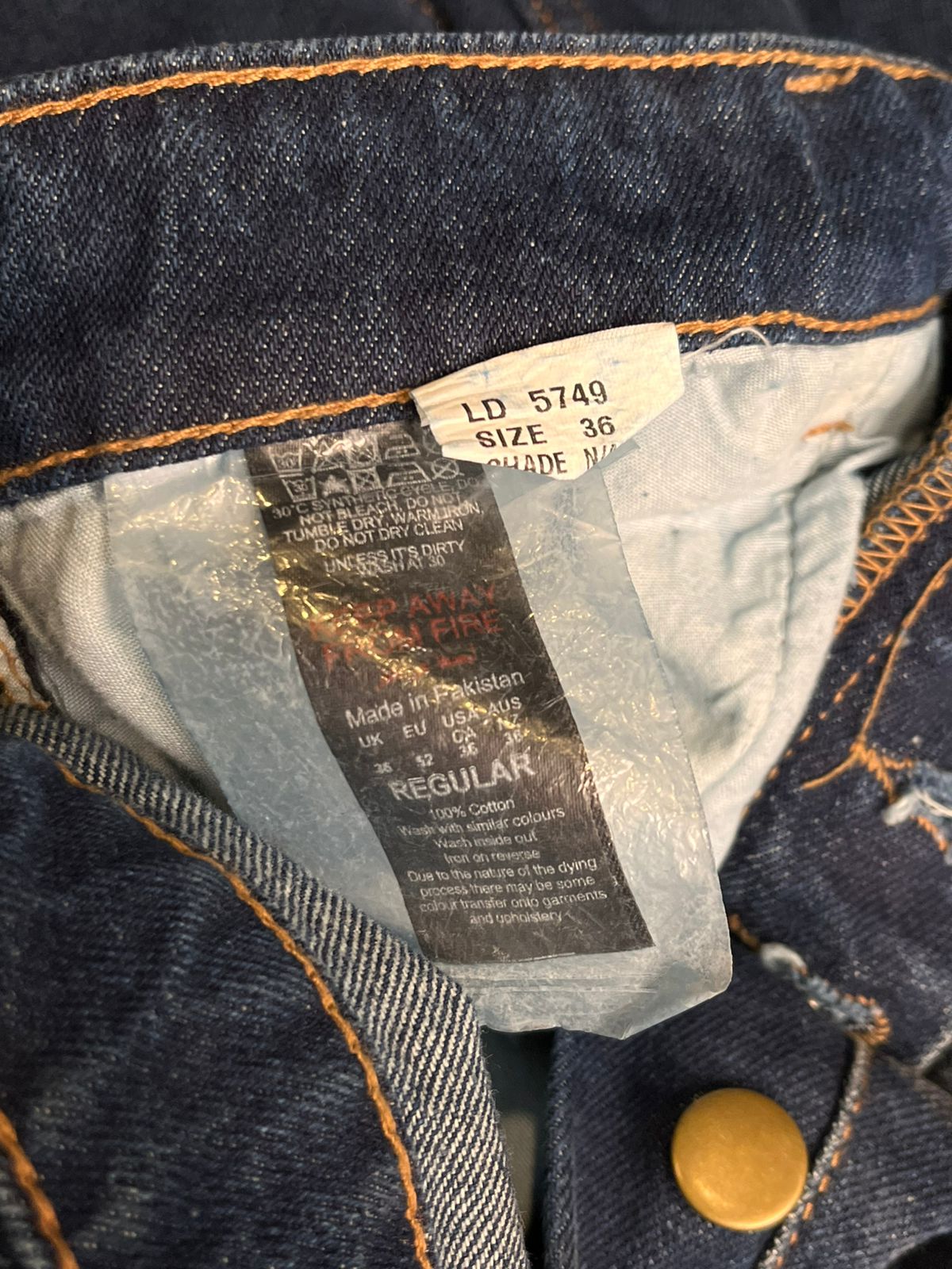 boohooMAN Blue Wash Carpenter DENIM Baggy Jeans