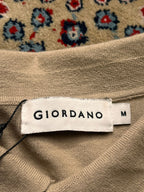 GIORDANO Tan Khaki 100% Cotton Knit Polo TEE
