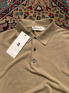 GIORDANO Tan Khaki 100% Cotton Knit Polo TEE
