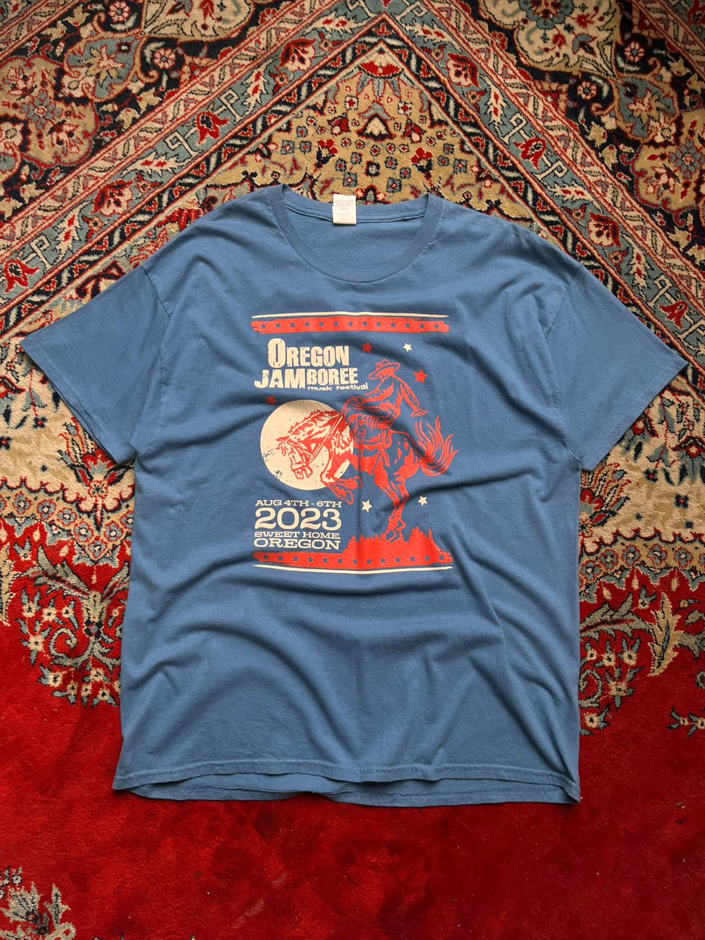 Hanes Oregon Jamboree 2023 Music Festival Graphic TEE