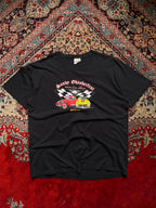 VINTAGE Hanes Heavyweight Sandy Oktoberfest 2007 Car Show Graphic TEE