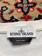 STONE ISLAND White Patch Logo CROPPED FIT TEE
