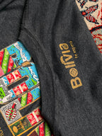 VINTAGE Manco Arts 'Bolivia Capital Folklorica De America' Souvenir Graphic Grey TEE
