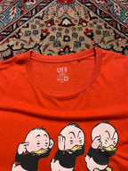 Uniqlo Disney Donald Duck Orange Graphic RELAXED FIT TEE