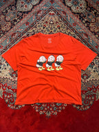 Uniqlo Disney Donald Duck Orange Graphic RELAXED FIT TEE