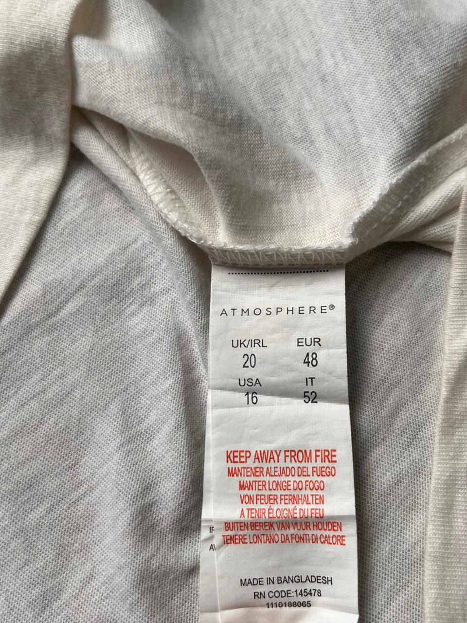 Atmosphere The Rolling Stones White Graphic Sleeveless TEE