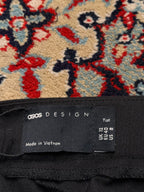 ASOS DESIGN Black straight-relaxed FIT Trousers