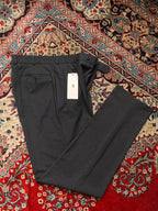 Mario Barutti X-Change Grey Pleated SLIM fit Wool Blend Dress PANTS - 36