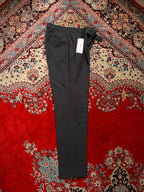 Mario Barutti X-Change Grey Pleated SLIM fit Wool Blend Dress PANTS - 36