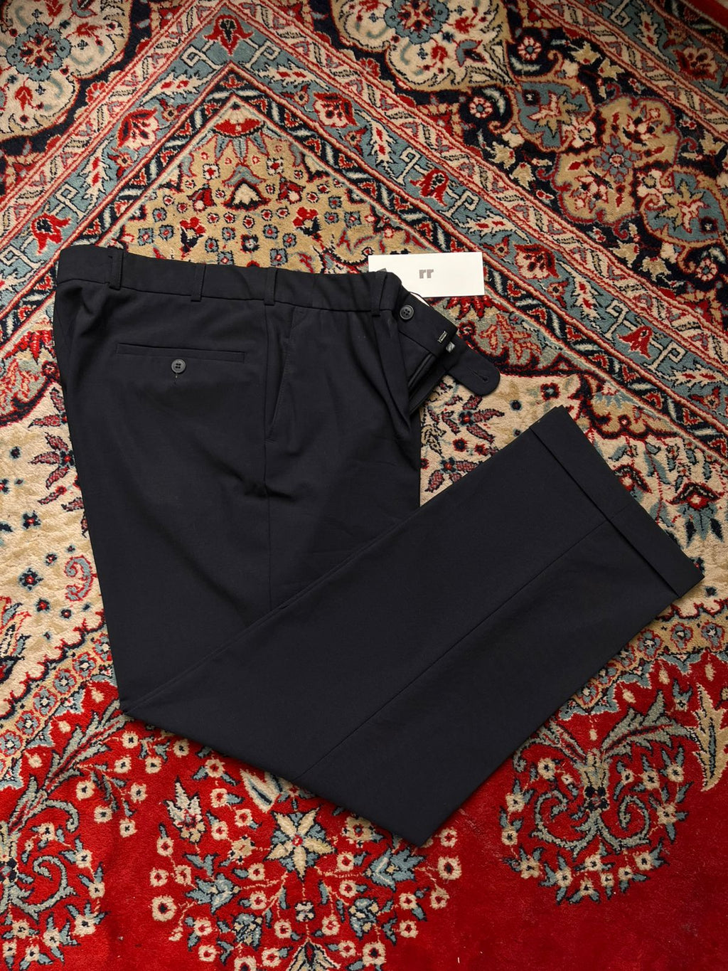 Metropolitan Josef Geis Navy Stretch Comfort Dress Pants 36