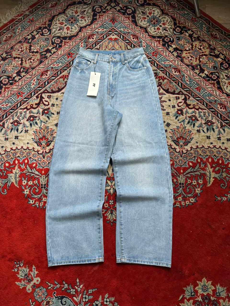 Heavyweight Light Wash BAGGY FIT Denim JEANS