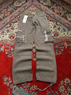 Ambitionfly Multi-Pocket Rigid Women Cargo Pants - 30