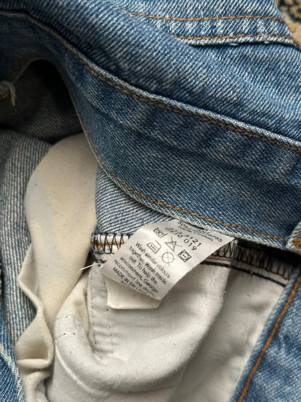 George Blue Denim Medium Wash Relaxed FIT Jeans