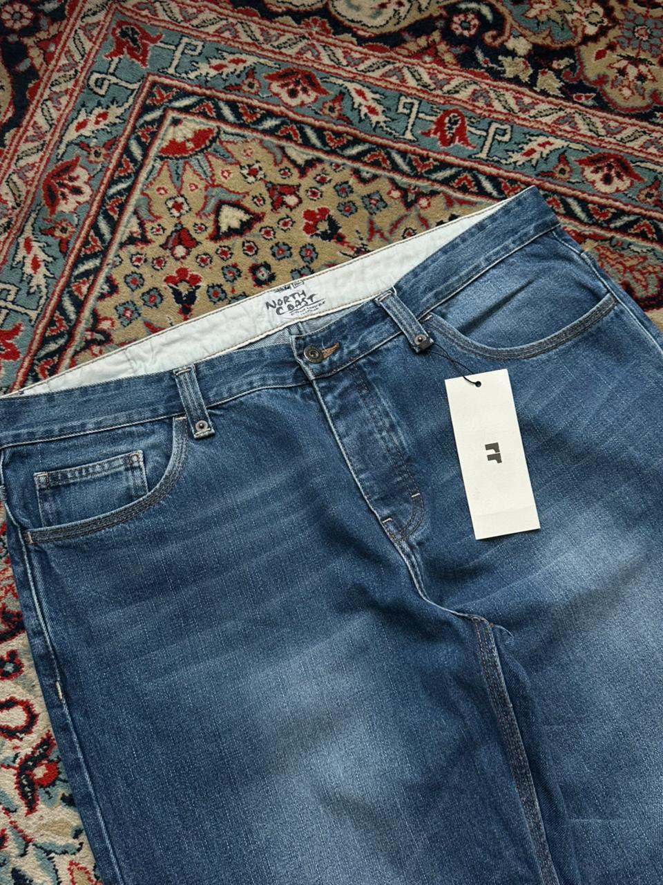 Marks & Spencer North Coast Blue Straight Fit Denim Jeans