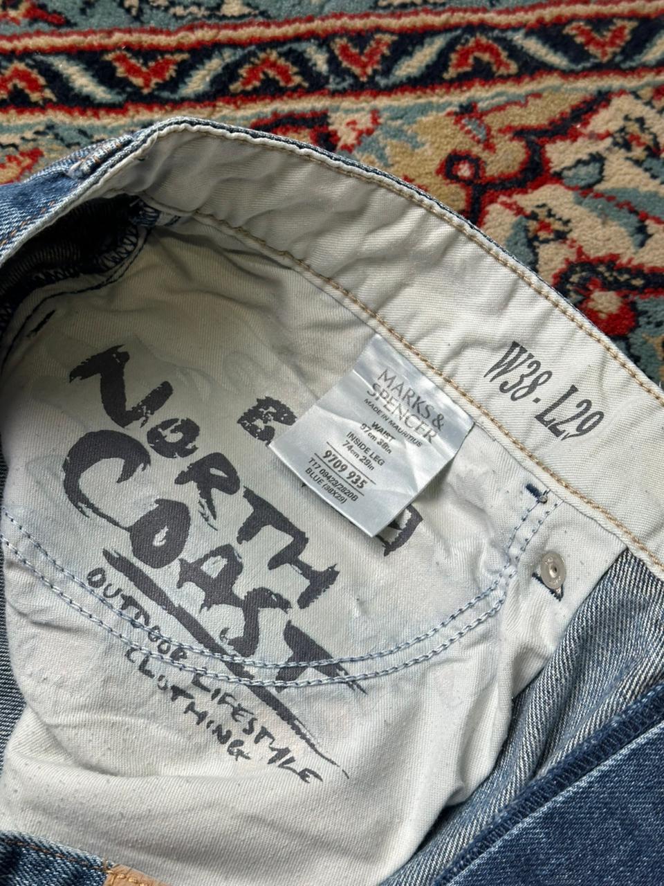 Marks & Spencer North Coast Blue Straight Fit Denim Jeans