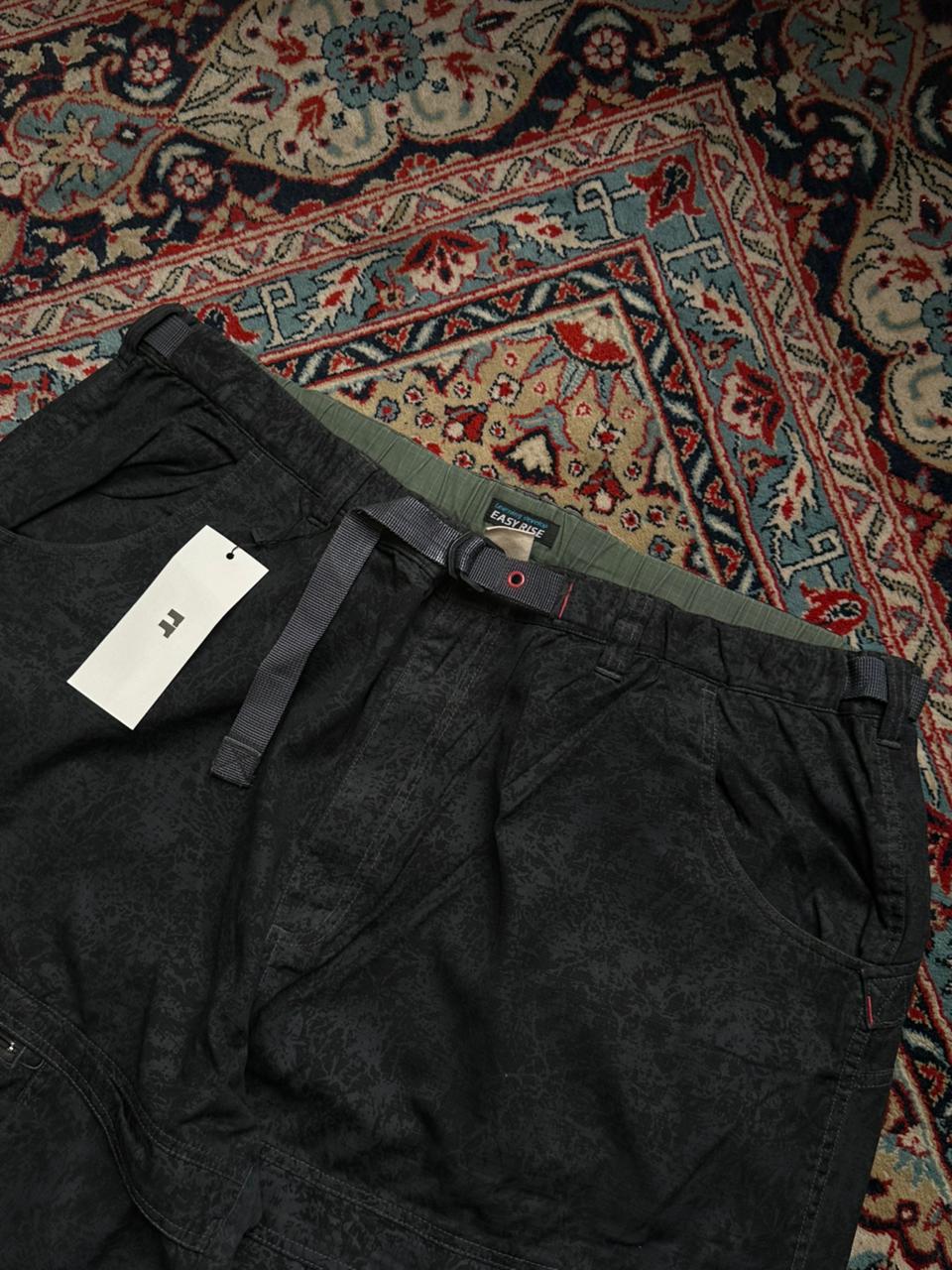 Easy Rise Gorpcore Tactical Black Cargo Pants