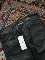 Freesoul Alchemy Couture Straight Fit Black Coated Jeans
