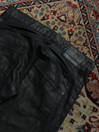 Freesoul Alchemy Couture Straight Fit Black Coated Jeans