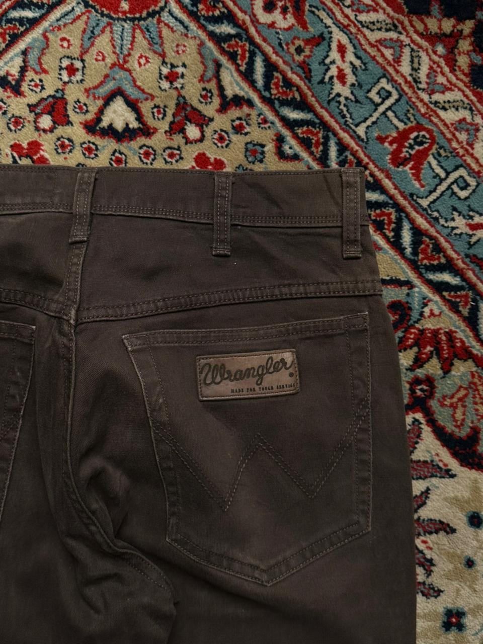 Wrangler Texas Straight FIT Chocolate Brown PANTS