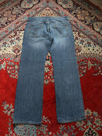 Calvin Klein Washed Blue Straight FIT Denim Jeans - 34