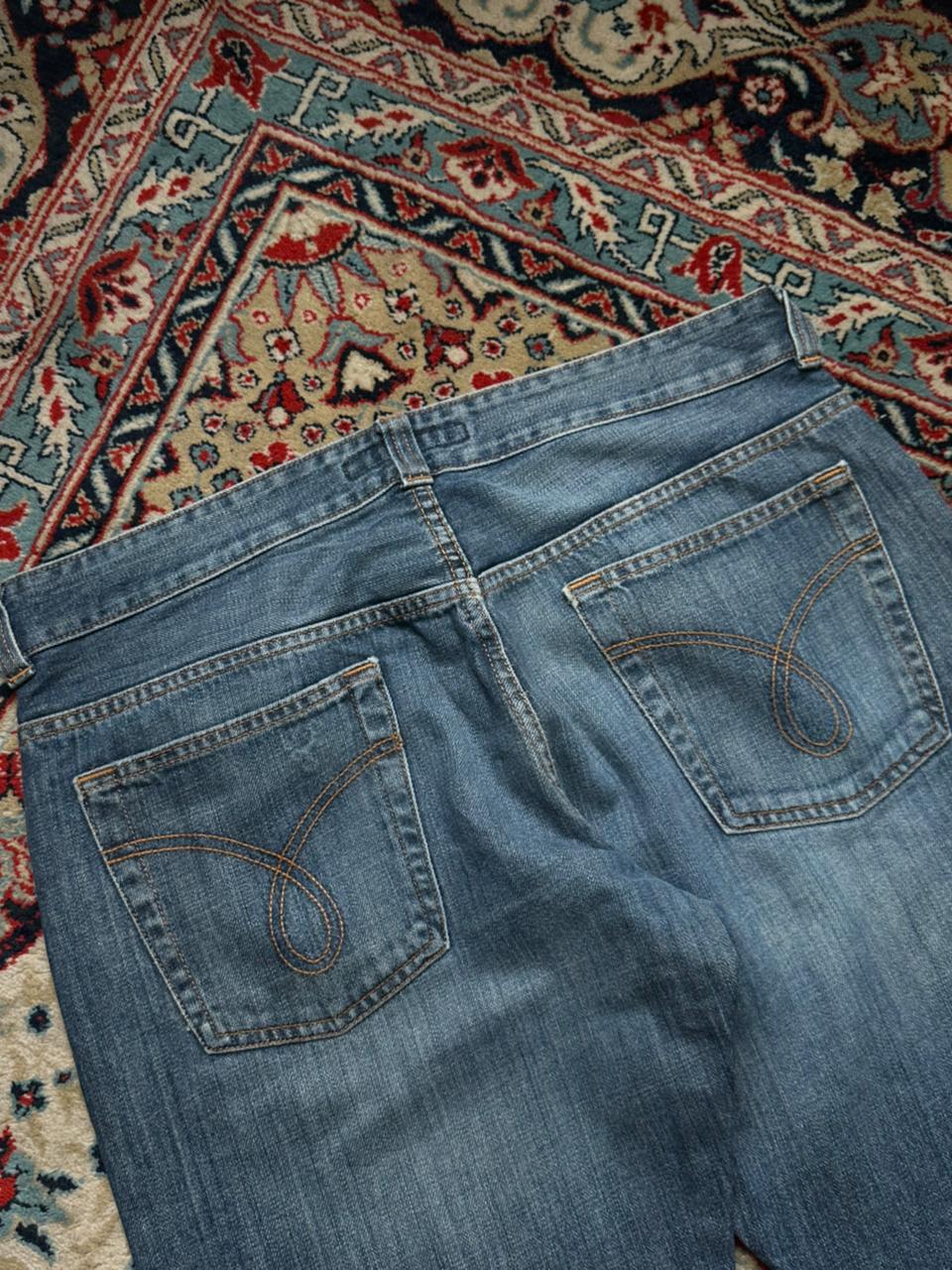 Calvin Klein Washed Blue Straight FIT Denim Jeans