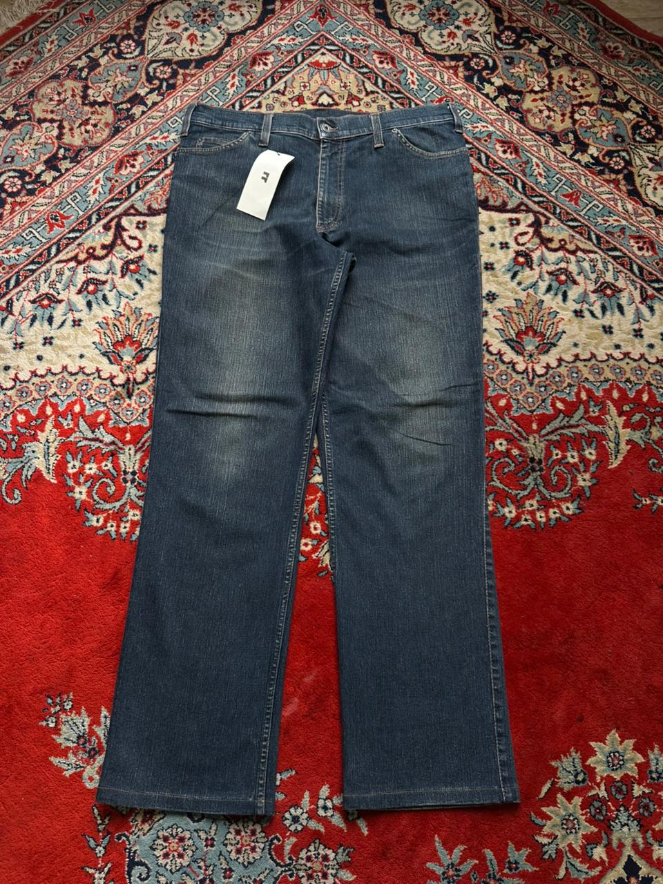 Mustang Dark Wash Non stretchable Straight FIT Denim Jeans