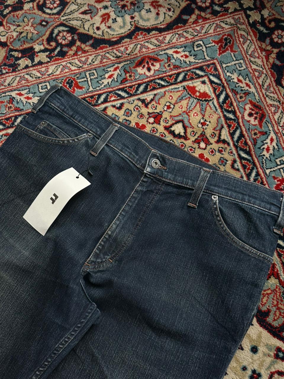 Mustang Dark Wash Non stretchable Straight FIT Denim Jeans