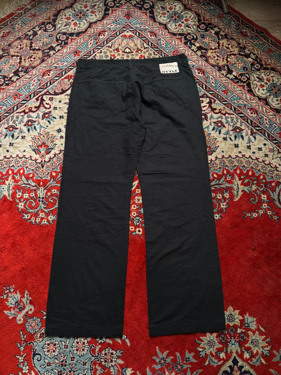 Black Ace Black Straight FIT Denim PANTS