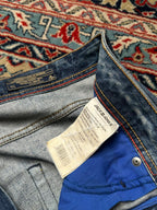 Jack & Jones Erik Original Anti Fit 96(straight fit) Blue Distressed Denim Jeans - 36