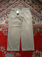 Dockhouse Vintage Cotton Khaki Gray Relaxed Jeans - 36