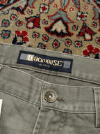 Dockhouse Vintage Cotton Khaki Gray Relaxed Jeans - 36