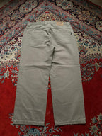 Dockhouse Vintage Cotton Khaki Gray Relaxed Jeans - 36
